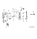 CONTROL PARTS Diagram and Parts List for AEQ06LNH1  General Electric Air Conditioner