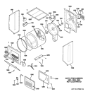 DOOR & DRUM PARTS Diagram and Parts List for WSM2780HFWWW  General Electric Washer Dryer Combo