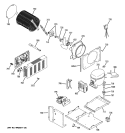 SEALED SYSTEM & MOTHER BOARD Diagram and Parts List for ZISW480DXA  General Electric Refrigerator