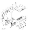 QUICK CHILL Diagram and Parts List for ZISW480DXA  General Electric Refrigerator