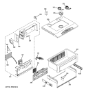QUICK CHILL Diagram and Parts List for ZISS360NXASS  General Electric Refrigerator