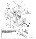 CONTROL PANEL Diagram and Parts List for JKP75WM2WW  General Electric Wall Oven