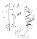 Part Location Diagram of WR55X10981 GE CONTROL CUSTOMER Assembly
