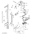 FRESH FOOD SECTION Diagram and Parts List for GFSL2KEXALS  General Electric Refrigerator