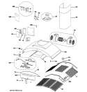 Part Location Diagram of WB26X10232 GE BLOWER ASSEMBLY