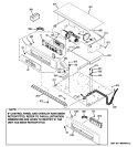 CONTROL PANEL Diagram and Parts List for JTP75CM2CC  General Electric Wall Oven