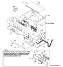 CONTROL PANEL Diagram and Parts List for JCKS10WM2WW  General Electric Wall Oven