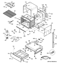 BODY PARTS Diagram and Parts List for PCS905SP2SS  General Electric Range