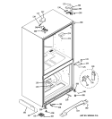 CASE PARTS Diagram and Parts List for PFSF0MFZBBB  General Electric Refrigerator