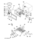 MICROWAVE Diagram and Parts List for RES0730DM2WB  Hotpoint Microwave