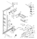FRESH FOOD SECTION Diagram and Parts List for ESHS6PGYCESS  General Electric Refrigerator
