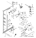 FRESH FOOD SECTION Diagram and Parts List for GSHS3KGXHCSS  General Electric Refrigerator
