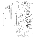 FRESH FOOD SECTION Diagram and Parts List for PDSS0MFXALSS  General Electric Refrigerator