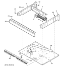 CENTER SPACER Diagram and Parts List for JTP75DP1BB  General Electric Wall Oven