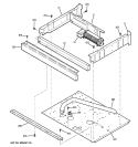 CENTER SPACER Diagram and Parts List for PT956CM2CC  General Electric Wall Oven