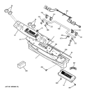 CONTROL PANEL Diagram and Parts List for P2S975SEP1SS  General Electric Range