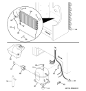 UNIT PARTS Diagram and Parts List for FUF14SVDRWW  General Electric Freezer