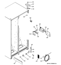 FRESH FOOD SECTION Diagram and Parts List for GSE20JEWNFBB  General Electric Refrigerator