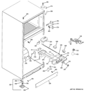 Part Location Diagram of WR23X10389 GE HARNESS CNTRL MODULE