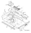 COOLING FAN Diagram and Parts List for JCSP46DP1WW  General Electric Range