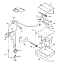 GAS & BURNER PARTS Diagram and Parts List for JGSP28DEN1CC  General Electric Range