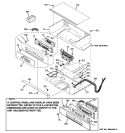 CONTROL PANEL Diagram and Parts List for JKP55WM2WW  General Electric Wall Oven