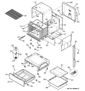 BODY PARTS Diagram and Parts List for PGS908DEP1CC  General Electric Range