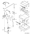 GAS & BURNER PARTS Diagram and Parts List for PGS975DEP1WW  General Electric Range