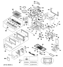 MICROWAVE Diagram and Parts List for PVM1873SN1SS  General Electric Microwave