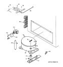 UNIT PARTS Diagram and Parts List for FCM15DMBWH  General Electric Freezer