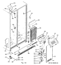 FREEZER SECTION Diagram and Parts List for GSS20GEZAWW  General Electric Refrigerator