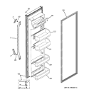 FRESH FOOD DOOR Diagram and Parts List for GSS20IETGWW  General Electric Refrigerator