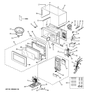MICROWAVE Diagram and Parts List for ZEM200SF05  General Electric Microwave