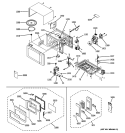 MICROWAVE Diagram and Parts List for ZE2160SF05  General Electric Microwave
