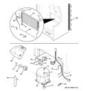 UNIT PARTS Diagram and Parts List for FUG17DSFRWH  General Electric Freezer