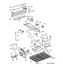 UNIT PARTS Diagram and Parts List for GTH18ECTZRBB  General Electric Refrigerator