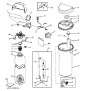Part Location Diagram of WS31X10044 GE FILTER SCREEN