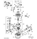 Part Location Diagram of WS02X10058 GE SCREW #8 - 32 X 1