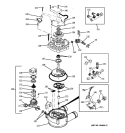 Part Location Diagram of WS26X10022 GE Water Softener Plate Motor
