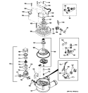 PUMP Diagram and Parts List for GXSF30H03  General Electric Water Softener