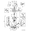 PUMP Diagram and Parts List for GXSF40H03  General Electric Water Softener