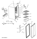 REFRIGERATOR PARTS Diagram and Parts List for SFR03BAZABB  General Electric Refrigerator