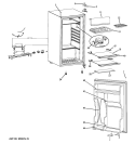REFRIGERATOR PARTS Diagram and Parts List for SMR04GAZACS  General Electric Refrigerator