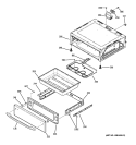 WARMING DRAWER Diagram and Parts List for JBP81SM3SS  General Electric Range