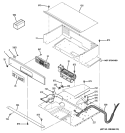 CONTROL PANEL Diagram and Parts List for JCKP30DP2BB  General Electric Wall Oven