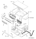 CONTROL PANEL Diagram and Parts List for JKP55DP2BB  General Electric Wall Oven