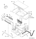 CONTROL PANEL Diagram and Parts List for JKP70SP2SS  General Electric Wall Oven