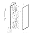 FRESH FOOD DOOR Diagram and Parts List for GSL25IGZBLS  General Electric Refrigerator