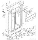 Part Location Diagram of WR01X10825 GE Anti-Tip Bracket