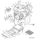 BODY PARTS Diagram and Parts List for JBP35SM2SS  General Electric Range